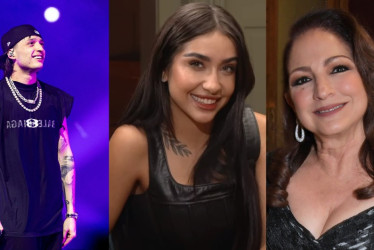 Peso Pluma, María Becerra y Gloria Estefan. 