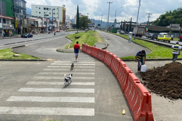 Cierre antiguo intercambiador del CAM en Dosquebradas, Risaralda. 