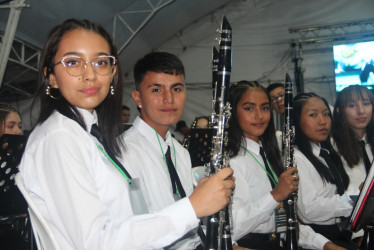 Los escogidos hacen parte de las bandas estudiantiles de los municipios. 