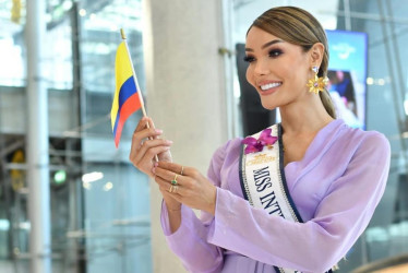 Juliana Rivera Gutiérrez a su llegada a Tailandia. 