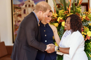 La vicepresidenta de Colombia, Francia Márquez, recibió a los duques de Sussex, el príncipe Harry y Meghan.