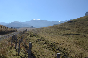 Zona de Potosí por el acceso de Villamaría (Caldas).