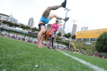 Kelly Buritica participó en el circuito. Práctica CrossFit desde hace cinco años. 