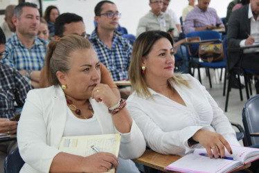 Rectores de Caldas volvieron a ser estudiantes en el taller de Gerencia pública.