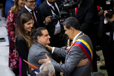 Nicolás Maduro, presidente de Venezuela, y Alex Saab.