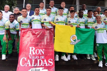 El seleccionado departamental de Caldas que jugará el Nacional Sub-21 en Bogotá.