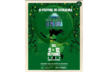 El Festival de Literatura Nos Queda La Palabra será desde hoy hasta el sábado 12 de octubre.