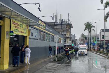 Sector de la Avenida Bernardo Arango en Manizales, donde ocurrió el hecho.